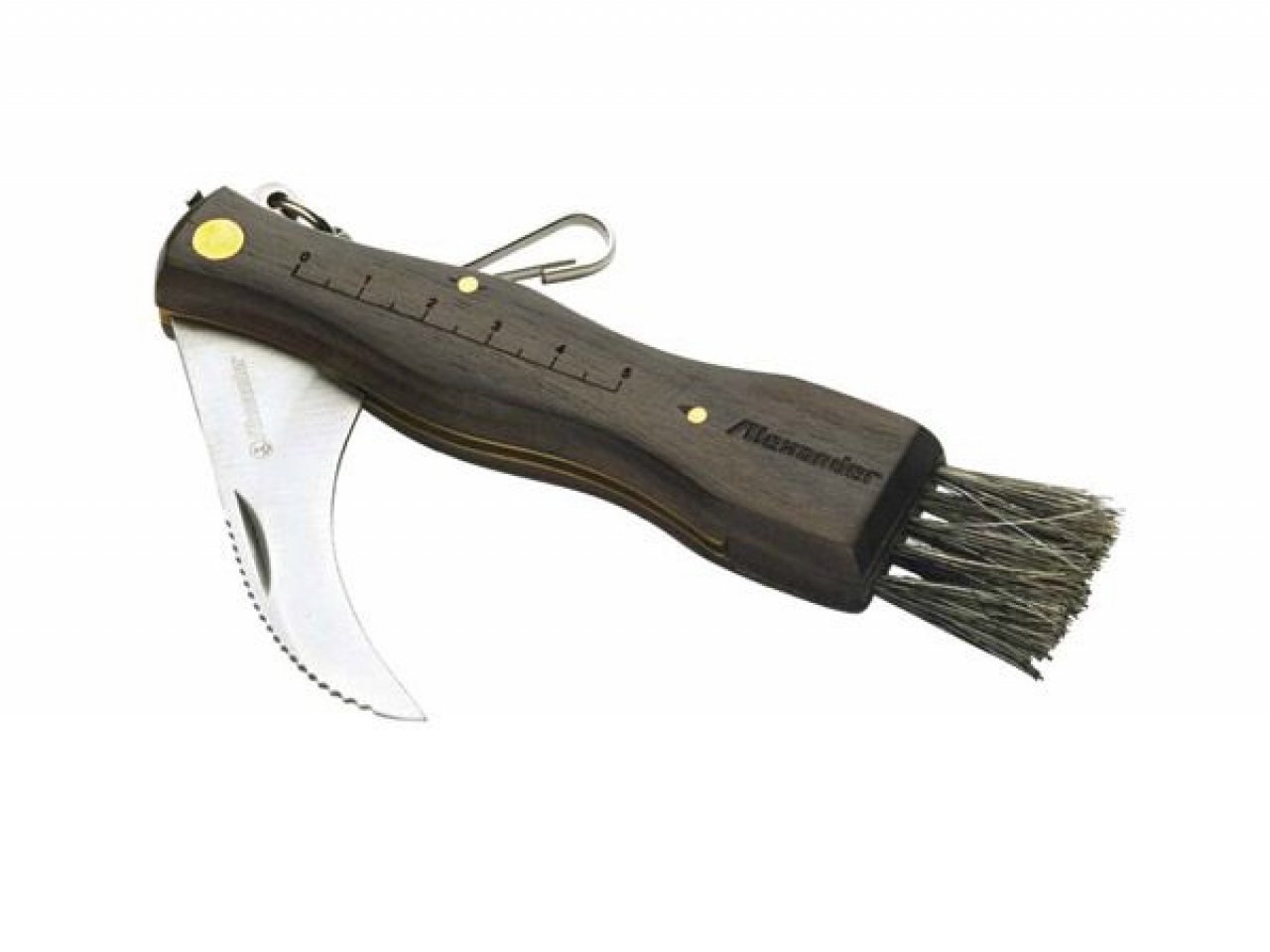 Coltello Per Funghi Albainox 85028 Con Lama In Acciaio Inox E Impugnatura 3D